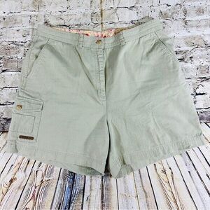 Lauren by Ralph‎ Lauren Shorts Womens Sz.16 Green Casual Pockets  Hiking Outdoor